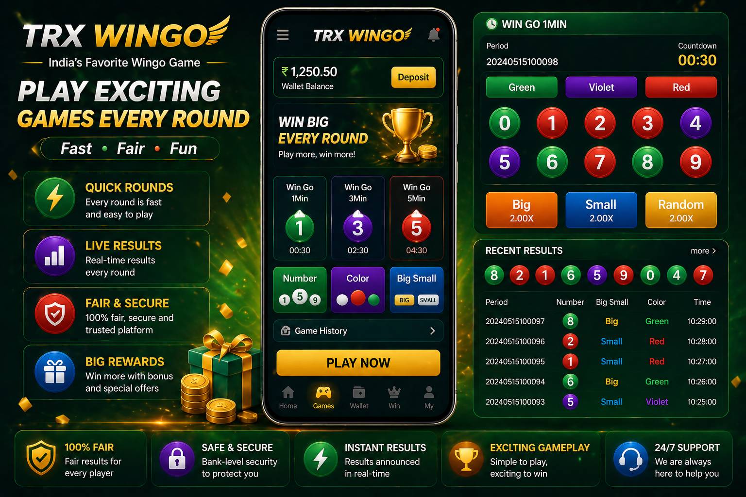 Trx Wingo Game games page India